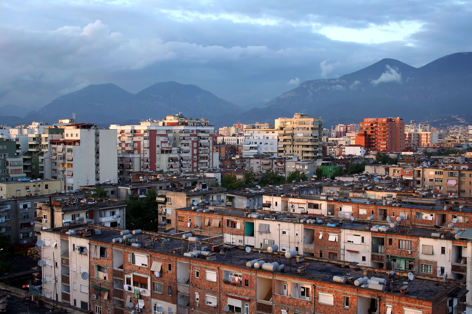 Tirana Urban Buildings