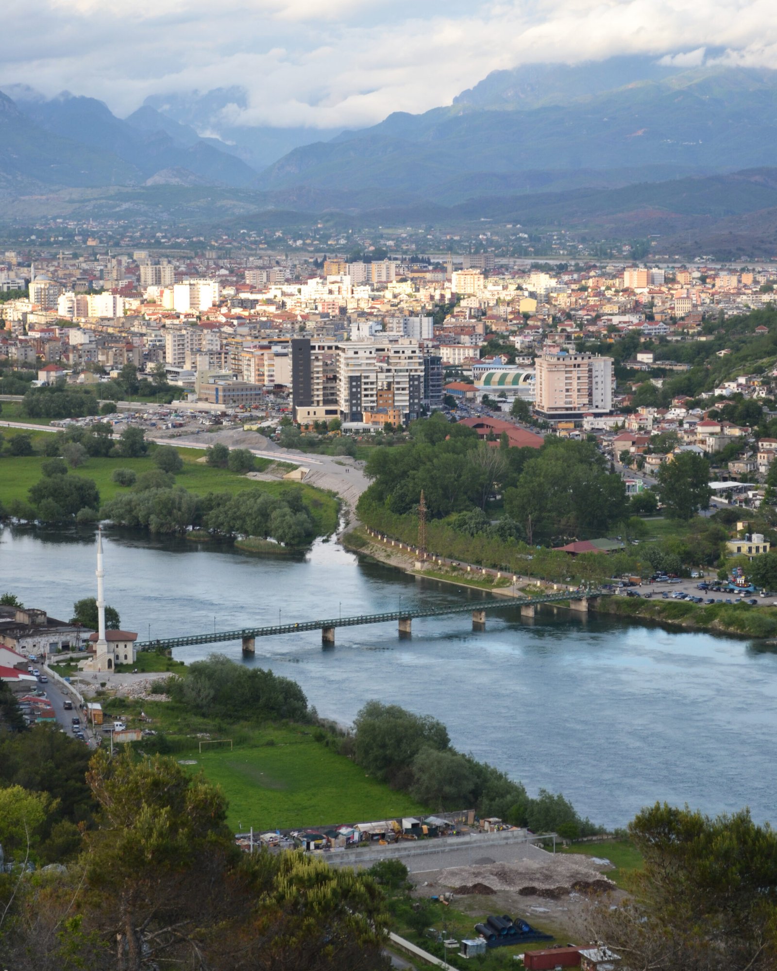 Shkodra view from Traboshi