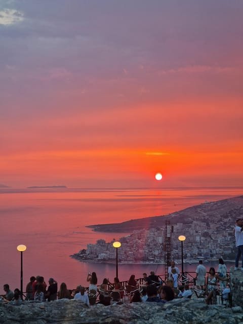 Sunset from Lekursi Castle