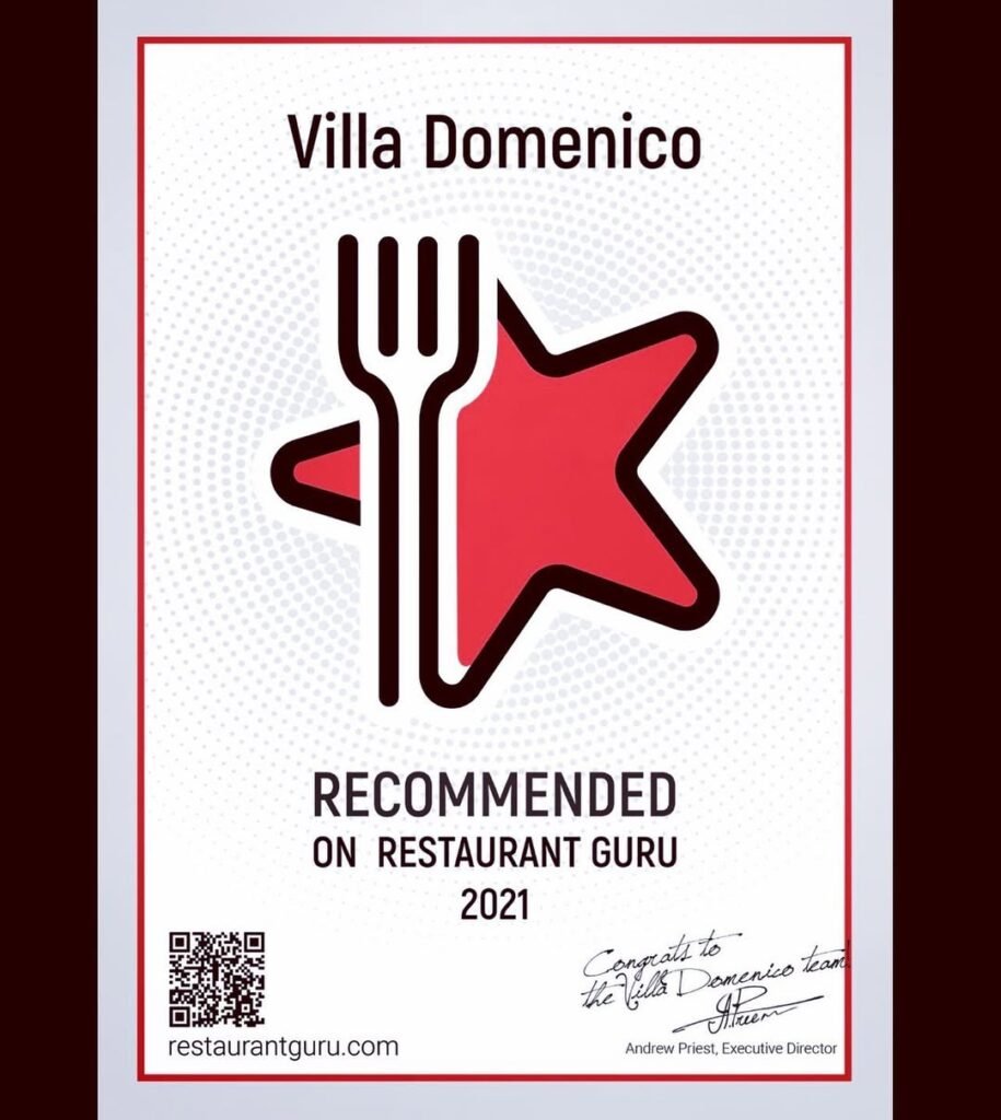 Ranking in Restaurant Guru