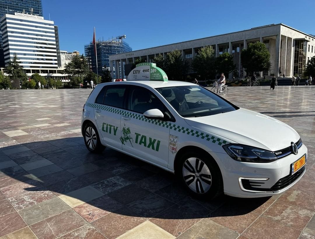City Taxi at the center of Tirana