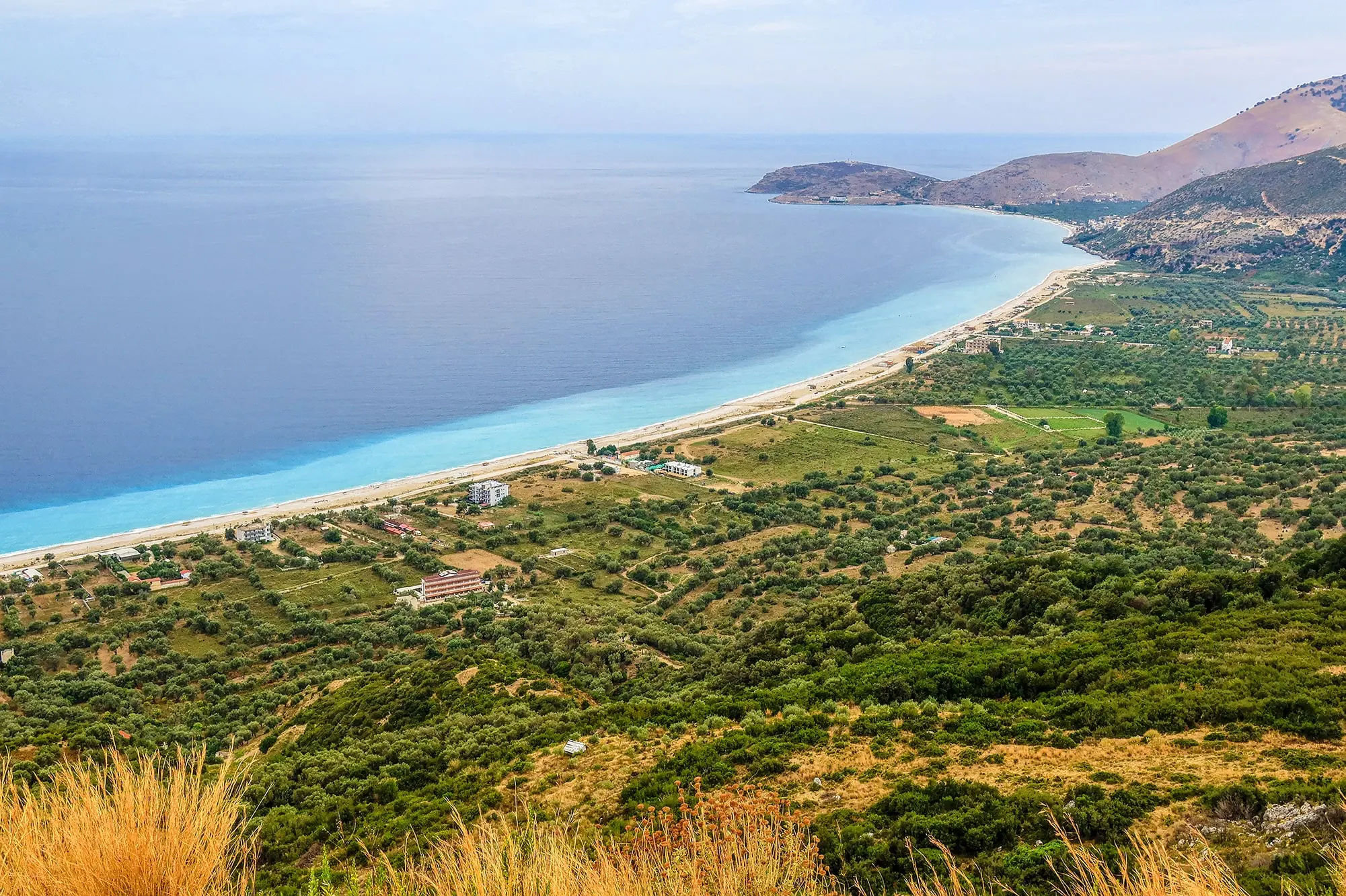 Albania’s longest beach, with an endless stretch of sand and crystal-clear sea.